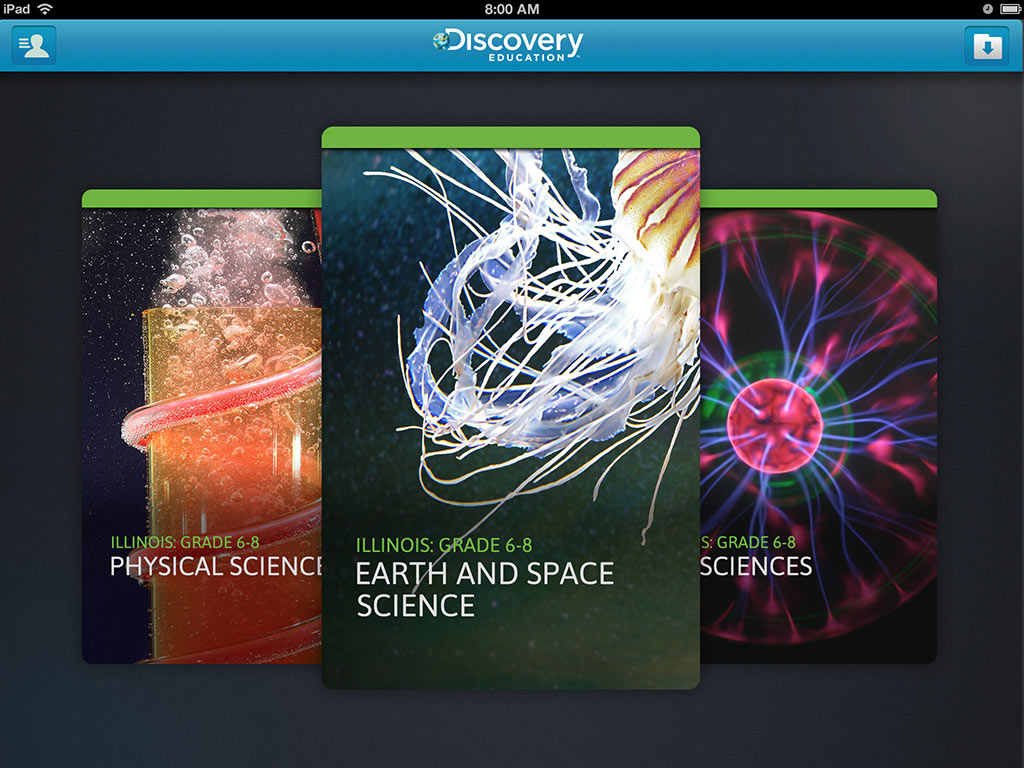 Discovery Channel Education iPad Design